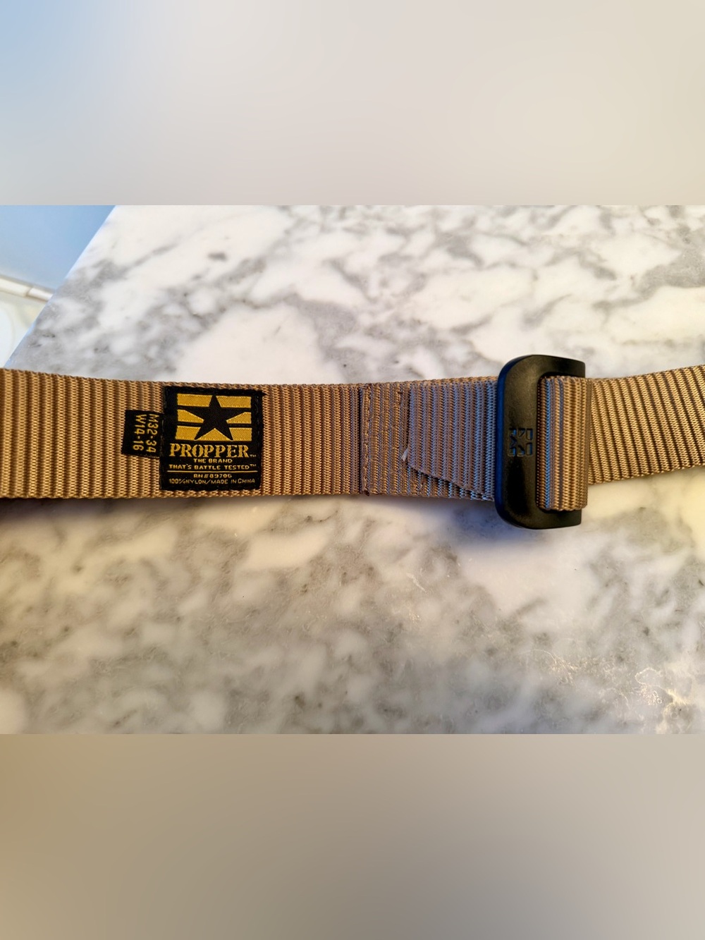 Propper® Tactical Belt, 1.5" Nylon Webbing, heavy duty Buckle Belt Sz 34 NEW